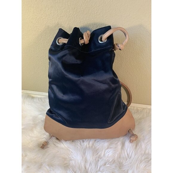 initial THE UNUSUAL EXPERIENCE  backpack nylon leather - Picture 3 of 12